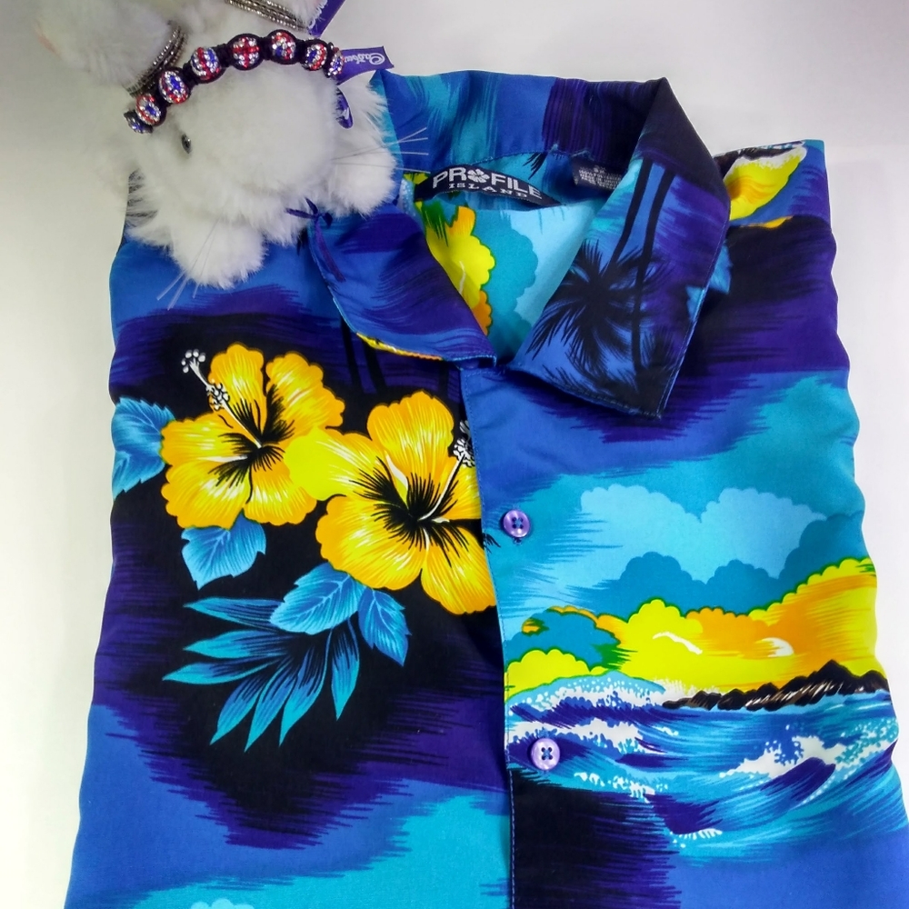 Profile island Hawaiian shirt 3XL